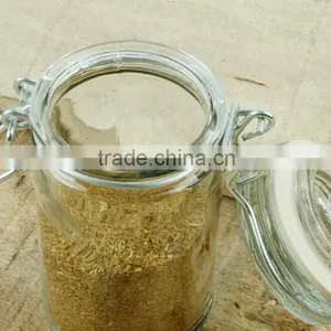 70ml Mini Clear Round Metal Clip Glass Jars thumbnail-2