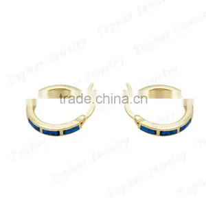 Wholesale 14k Gold Opal Fashion Earrings 2016 New Design K5 Opal Earrings thumbnail-2