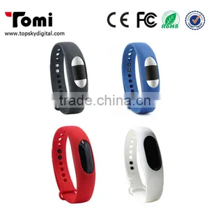 TOMI Fitness Sport Smart Bracelet Wristband Waterproof With Pedometer Distance Measure Calories Count Sleep Monitor Speed Test thumbnail-1