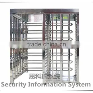 Security Full Height Turnstile Pedestrian Bi-directional Turnstile With Biometric Access Control thumbnail-1