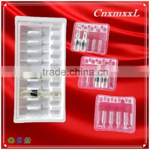 Convenient and Ecofriendly Transparent Plastic Ampoule Blister Tray With Low Price thumbnail-1