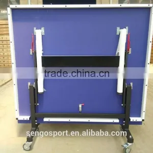 Folding Green Top Table Tennis Table Foldable Ping Pong Table Oem For Sale thumbnail-6