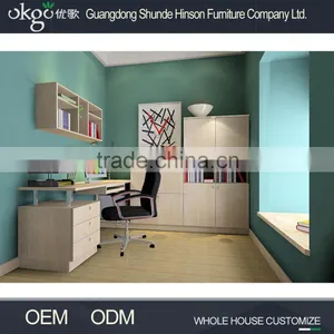 Factory Price Corner Bookcase Furniture, Wide Bookshelf, Bookshelves With Drawers thumbnail-1