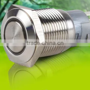 Power Symbol 16MM 12V/24V LED Momentary Horn Button Metal Switch thumbnail-2