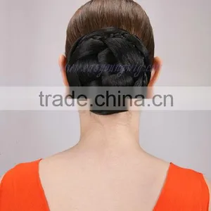 Synthetic Braids Hair Bun, Fake Chignon Hair Piece Wholesale thumbnail-1