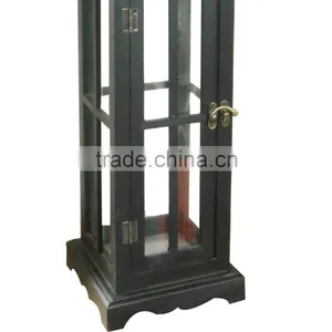 Large Decorative Lanterns Black Candle Holder thumbnail-6