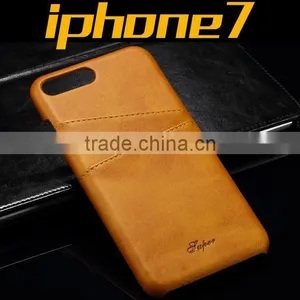 High Quality Leather Case With Card Slot at the Back Side for IPhone 7 thumbnail-1