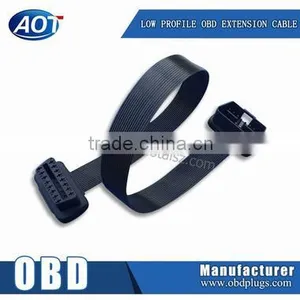Small Cable Obd2 Flat OBD Extension Line thumbnail-1