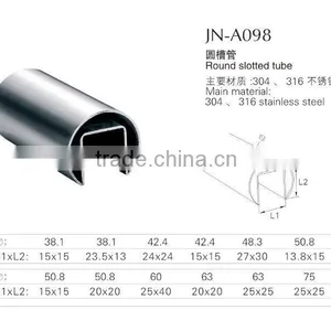 ss Round Slotted Tube/stainless Steel Round Slotted Tube/stainless Steel Round Slotted Tubes thumbnail-1