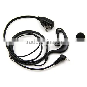 Wired Ptt Buttom Black Clear Sound Made in China y Earpiece for Walkie Talkie thumbnail-4