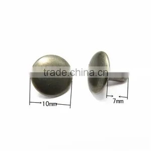 10mm Custom Decorative Brass Garment Rivet thumbnail-3