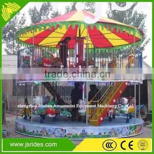 High Quality Mini Carousel Horse for Sale 6 Seats Carousel Small Carousel thumbnail-1