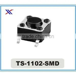 4 Pin Tactile Smd Switch TS-1102SMD,Round Head Button Tact Switch thumbnail-1