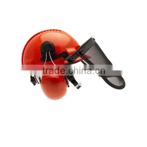 Safety Helmet With Earmuff and Face Shield thumbnail-1