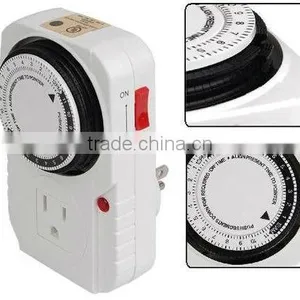 Single Outlet Analogue Timer,Grow Light,Hydroponics Accessory thumbnail-1