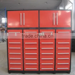 Single Rail With Chest and Drawers Tool Cabinet thumbnail-1