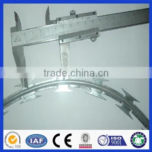 DM FACTORY WHOLESALE HOT DIPPED RAZOR BARBED WIRE ELECTRIC RAZOR BARBED WIRE MESH BEST PRICE thumbnail-1
