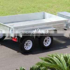 2016 Australia Hot Sales!!!10x5ft Hot Dipped Galvanized Hydraulic Heavy Duty Farm Used Tandem Trailer thumbnail-6