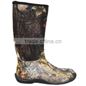 Mens Lightweight Camouflage/Camo Neoprene Hunting Boots thumbnail-2