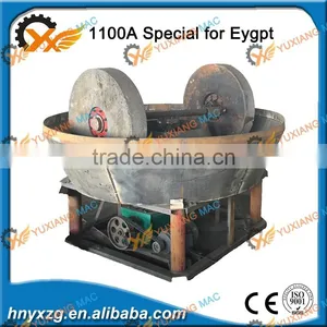 Yuxiang Machinery Gold Pan Mill Grinding Machine for Mineral Ore thumbnail-2