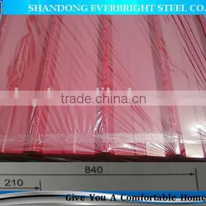 Top Quality Color Coated Corrugated Steel Roofing Tile thumbnail-6