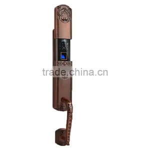 Cat's Eye Hook Function Colorful Elegant Top Quality Villa Classic Smart Door Lock thumbnail-2