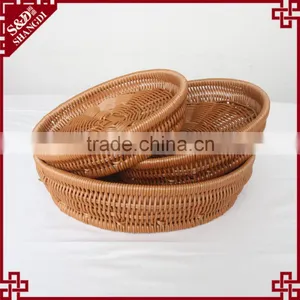 China Factory Hot Sale Picnic Set Basket PE Wicker Woven Storage Basket thumbnail-5