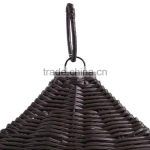 New Resin Wicker Woven Mini Hanging Style Cheap Wholesale Bird Houses thumbnail-4