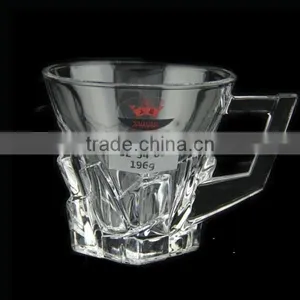 Clear Personalised Glass Coffee Cup thumbnail-1