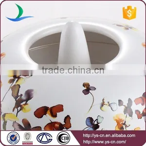 Wholesale Floral & Plants Decal Ceramic Aroma Burner thumbnail-2