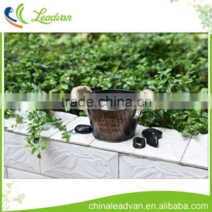 Cheap Sale Rustic Home Decoration Garden Ornaments Unbreakable Floral Big Square Flower Pots thumbnail-5