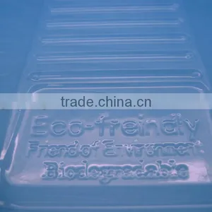 Eco-friendly Material Disposable Biodegradable PLA Clear Plastic Cake Box Packaging thumbnail-3
