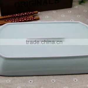 KC-00049 High Temperature Decal Ceramic Dinner Plate, Ceramic Fish Plate thumbnail-3