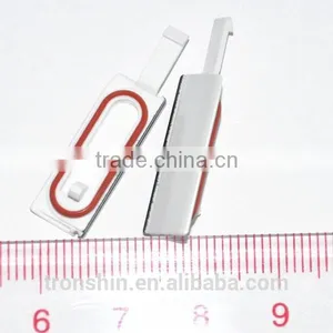 Overmolded Injection Hybrid Silicone Rubber Waterproof Volume Side Button for Mobile Phone Parts thumbnail-2