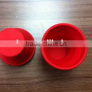Silicone Foldable Coffee Cup Pill Box Collapsing Travel Drinking Cup thumbnail-1