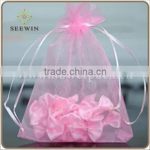 Wholesale Drawstring Organza Gift Bags for Cut Flowers thumbnail-3