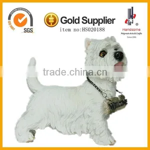 14.5 Inch Resin Dog Figurines Garden Animal Sculpture Resin Animal thumbnail-3