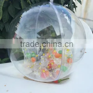 Clear Plastic Craft Gift Balls Transparent Acrylic Ball thumbnail-1