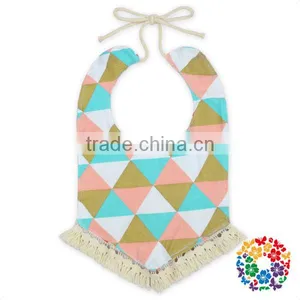 Hot Sales New Design 100% Cotton Lovely Baby Bandana Drool Bibs thumbnail-5