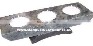 Soapstone Tea Light Candle Stand thumbnail-1