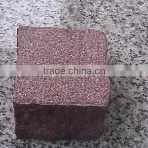 Red Paving Stone Red Granite Driveway Paving Stone Granite Mesh Paver thumbnail-3