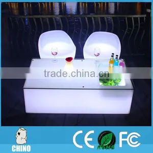 Square Shape Nightclub Champange Table Lounge LED Table thumbnail-1