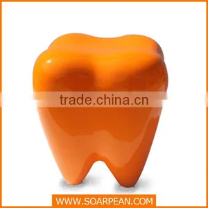 Modern Furniture Fiberglass Tooth Shape Chair Waiting Area thumbnail-2