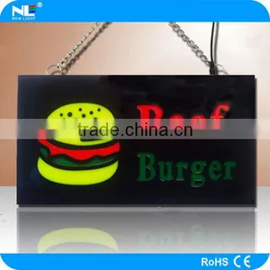 Led New Sign / Open Sign ! Full Color Change and Newlight . Any Word or Pic You Want to Show .backlit Led Sign thumbnail-6