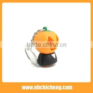 Hallowmas Pumpkin Shape LED Key Chain thumbnail-1