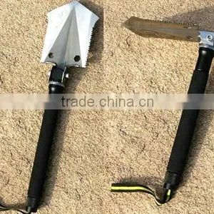 New Function Multifunction Compact Rescue Equipment Shovel Knife Saw Fire Flint thumbnail-2