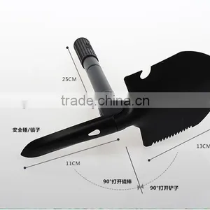 Folding Multifunction Shovel Outdoor Camping Shovel Mini Survival Trowel Tools With Snow Spade Pick Saw Compass Garden Tools thumbnail-5