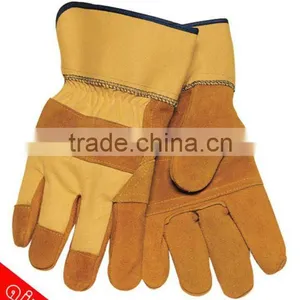 Cow Leather Work Gloves Cowhide Working Glove thumbnail-1