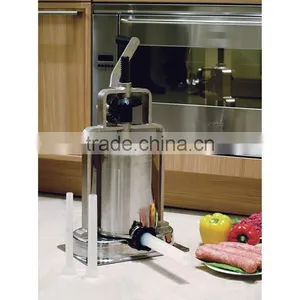 New Style Stainless Steel 5LB Single Gear Vertical Sausage Stuffer thumbnail-1