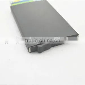 Credit Card Holder Rfid Blocking Aluminum Business Card Holder Automatic Pop-Up thumbnail-5